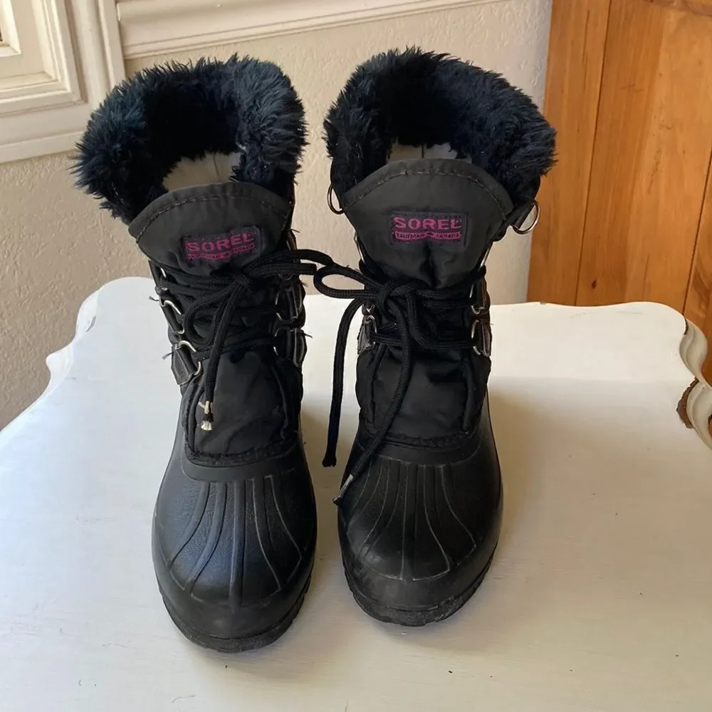 Vintage Sorel Women’s Snow Winter Fleece Lined Waterproof Boots Size 8